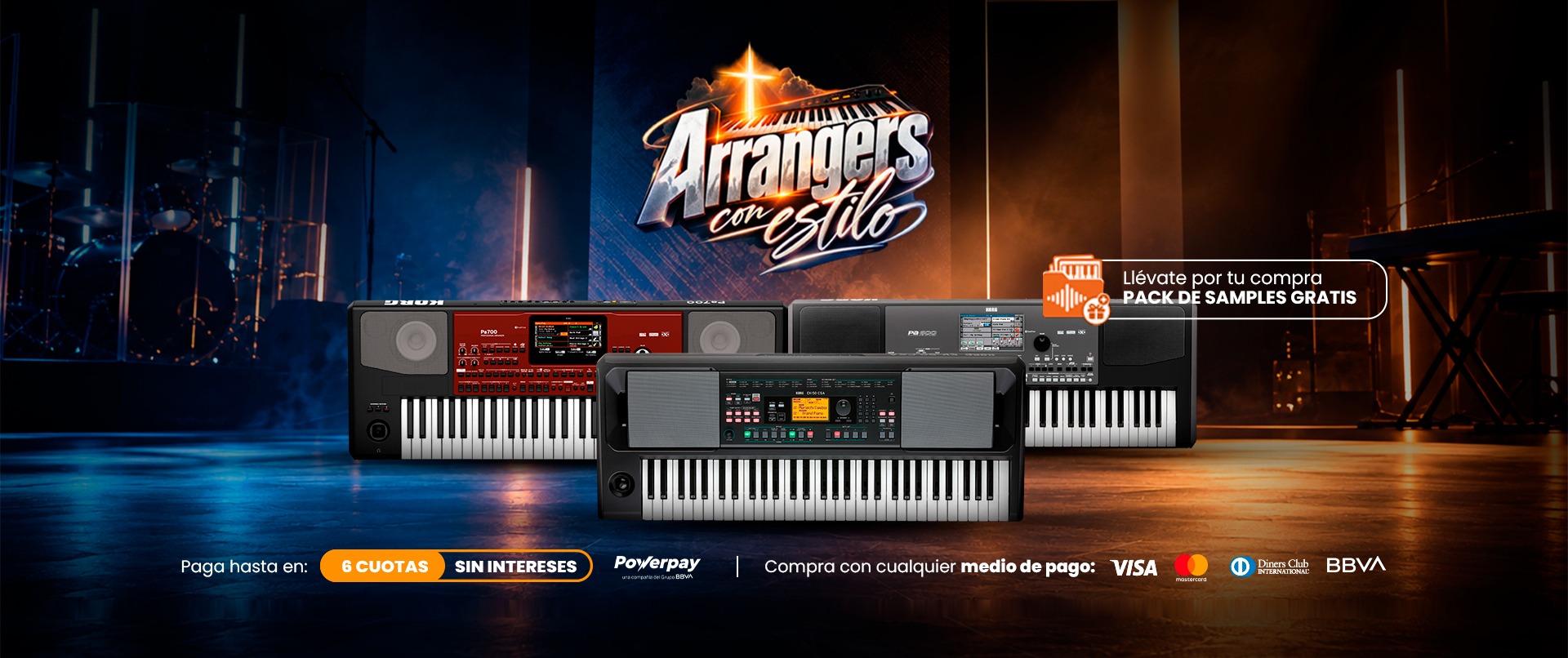 Arrangers con estilo: teclados arreglistas profesionales